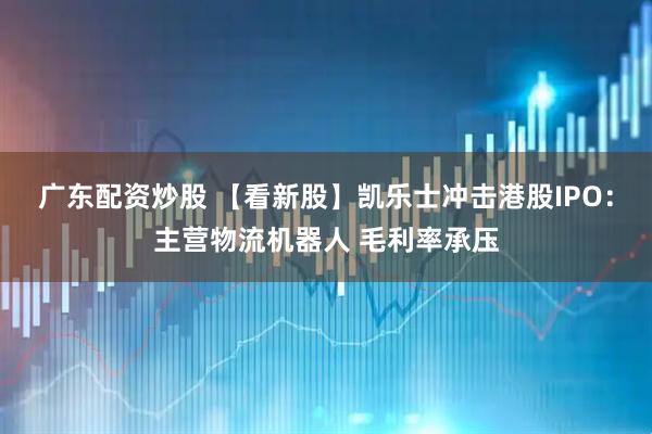 广东配资炒股 【看新股】凯乐士冲击港股IPO：主营物流机器人 毛利率承压